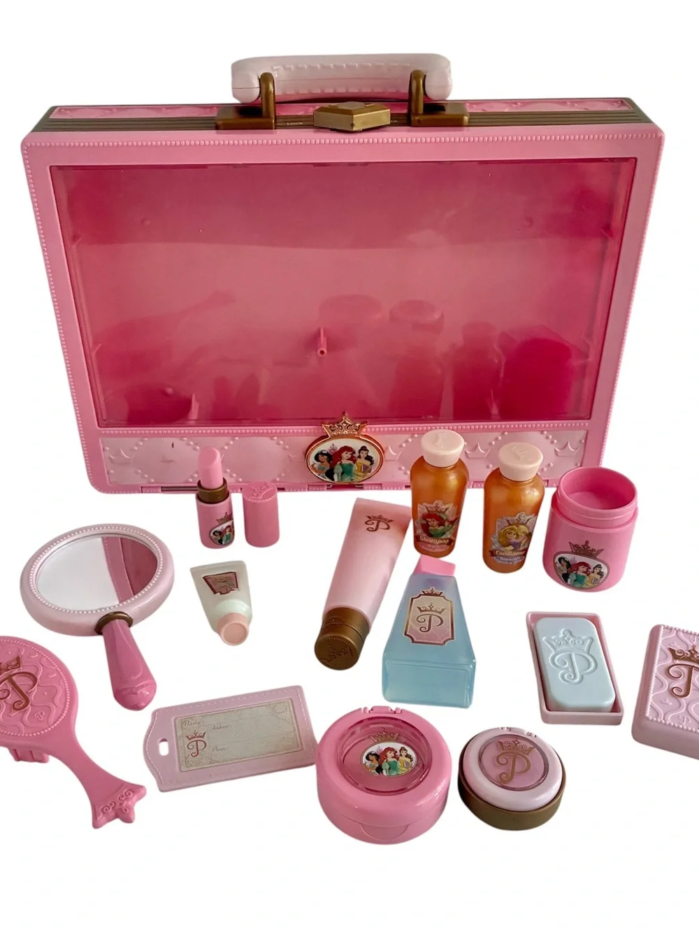 Disney Princess Pretend Makeup Playset Pink Case Read